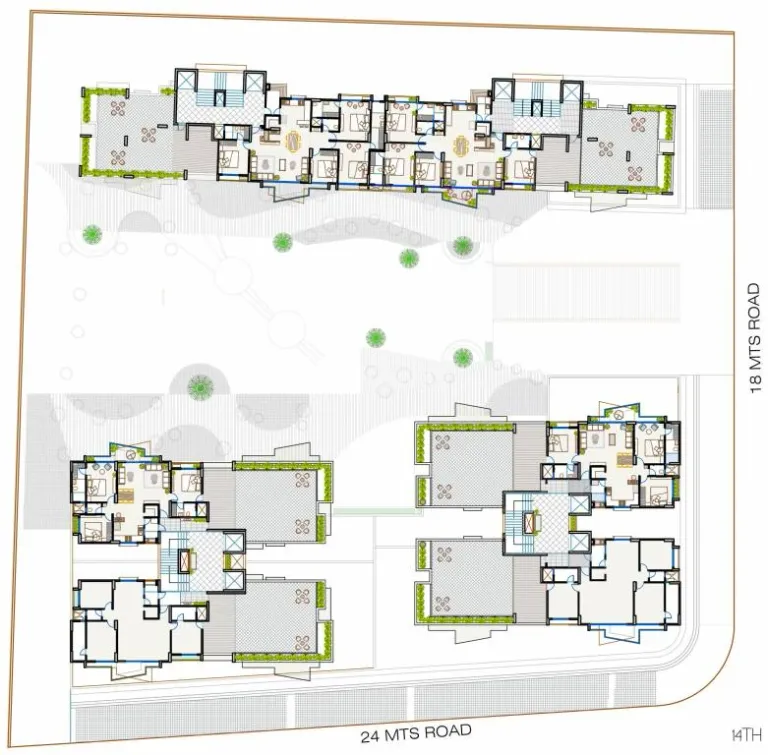 3, 4 BHK Flat for Sale in Sargasan, Gandhinagar Image 4