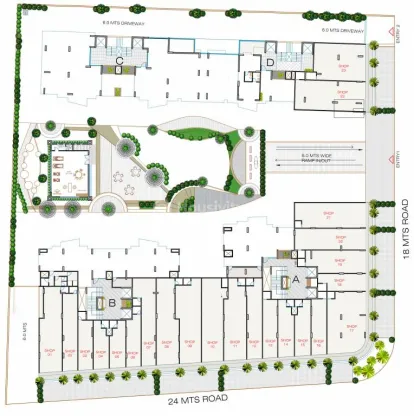 3, 4 BHK Flat for Sale in Sargasan, Gandhinagar Image 7