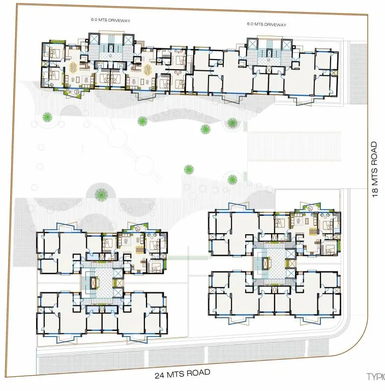 3, 4 BHK Flat for Sale in Sargasan, Gandhinagar Image 8