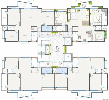 3, 4 BHK Flat for Sale in Sargasan, Gandhinagar Image 10