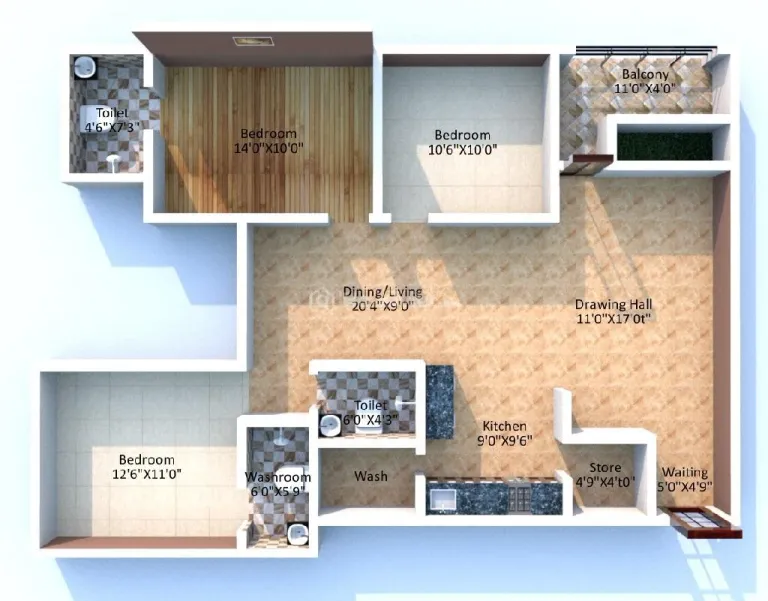 2 BHK Flat for Rent in Randesan, Gandhinagar Image 4