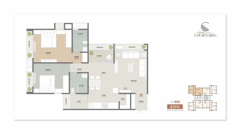 3 BHK Flat for Rent in Raysan, Gandhinagar Image 3