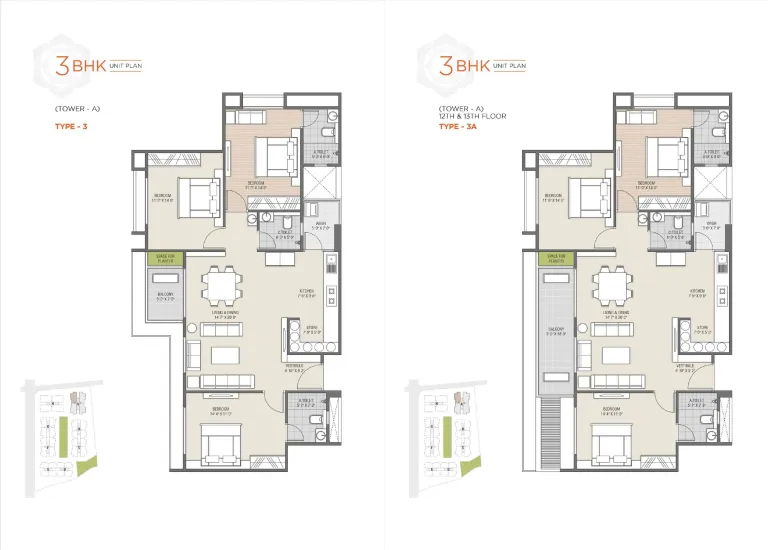 3 BHK Flat for Rent in Randesan, Gandhinagar Image 3