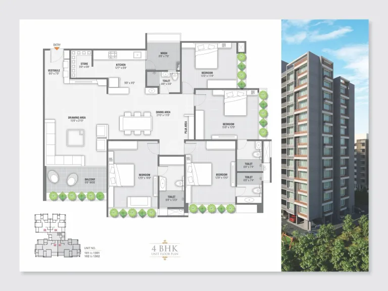 2 BHK Flat for Rent in Randesan, Gandhinagar Image 3