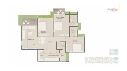 2, 3 BHK Flat for Sale in Sargasan, Gandhinagar Image 5