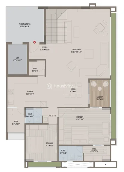628 Sqyd 4 BHK For Sale Image 2