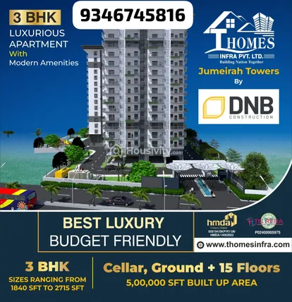 3 BHK Flat for Sale in Mokila, Hyderabad Image 1