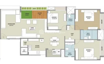 3 BHK Flat for Sale in Kudasan, Gandhinagar Image 7