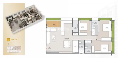 3 BHK Flat for Sale in Paldi, Ahmedabad Image 4