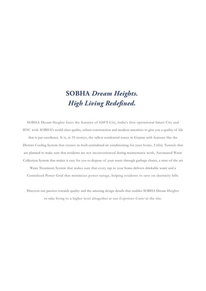 Sobha Dream Heights Brochure Image 2