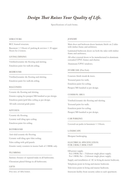 Sobha Dream Heights Brochure Image 8