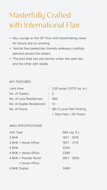 Sobha Elysia Brochure Image 9
