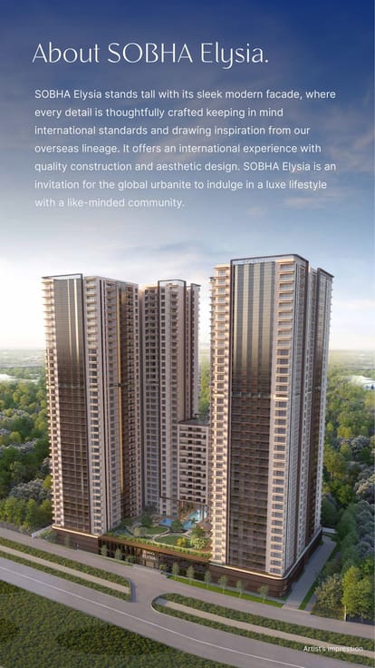 Sobha Elysia Brochure Image 8