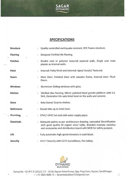 Dynamic Sagar Brochure Image 13