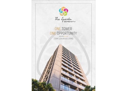 The Spenta Serenity Brochure Image 1