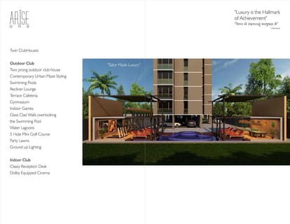 Arise One Brochure Image 6