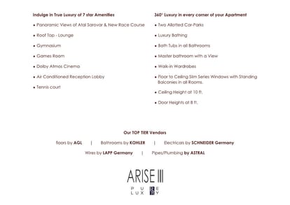 Arise Three Brochure Image 22
