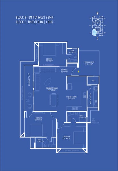 285 Sqyd 3 4 BHK For Sale Brochure Image 13