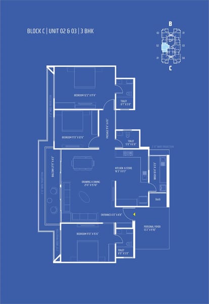 285 Sqyd 3 4 BHK For Sale Brochure Image 15