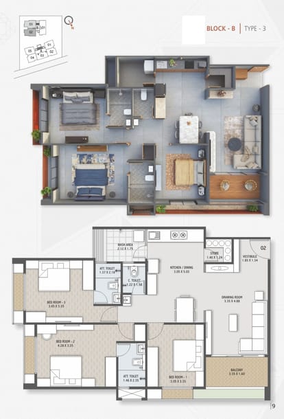 2 3 BHK For Sale Brochure Image 8