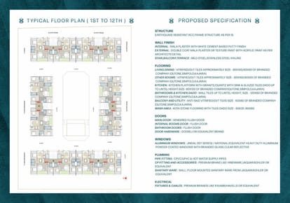 435 Sqyd 4 BHK For Sale Brochure Image 13