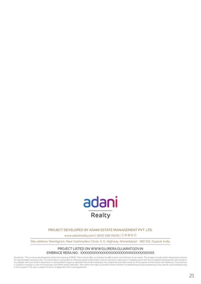 Adani Embrace Brochure Image 21