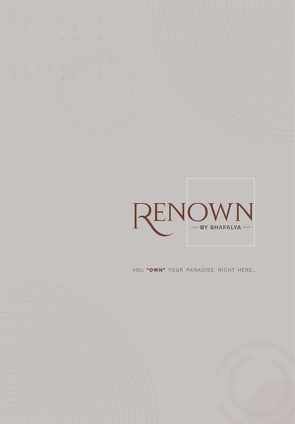 Shafalya Renown Brochure Image 1