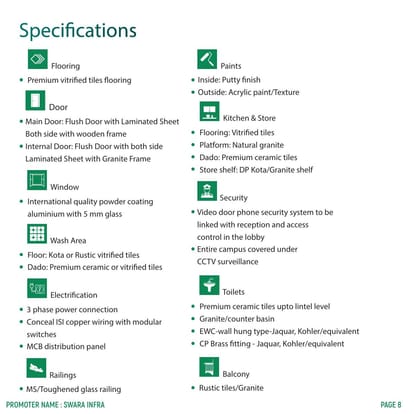 Swara Sky Ville Brochure Image 8