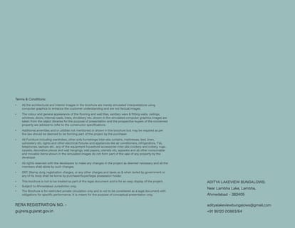Aditya Lakeview Bungalows Brochure Image 23