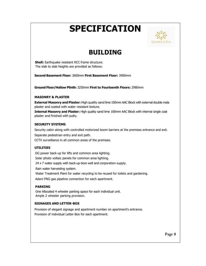 Samsara Kalpavriksh Brochure Image 8