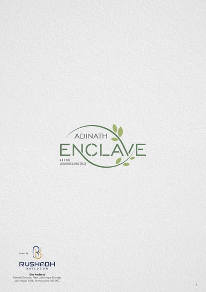 Adinath Enclave Brochure Image 1