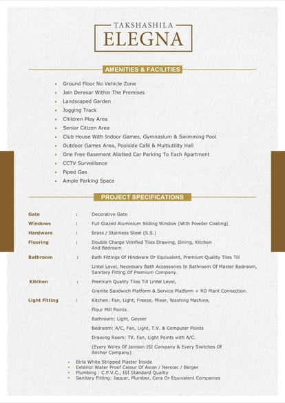 Takshashila Elegna Brochure Image 10