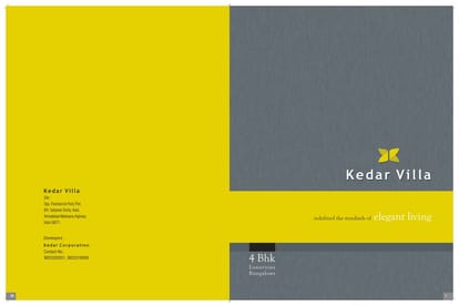 Kedar Villa Brochure Image 1