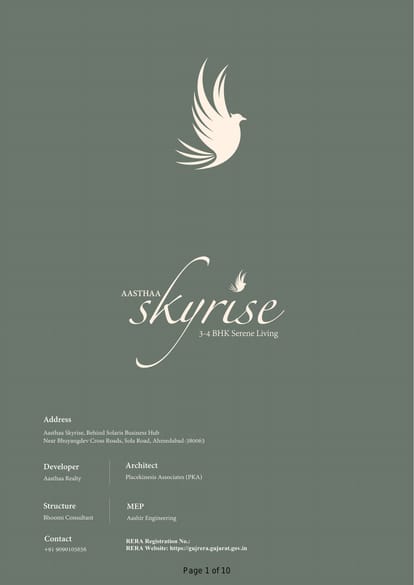 Aasthaa Skyrise Brochure Image 1