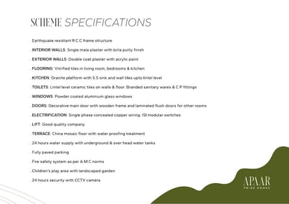 Apaar Pride Homes Brochure Image 19