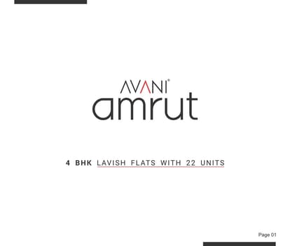 KV Avani Amrut Brochure Image 1