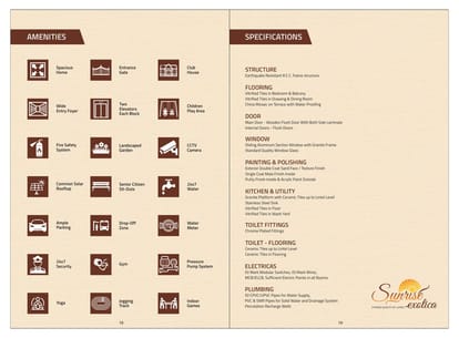 Sunrise Exotica Brochure Image 10