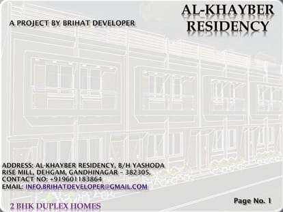 Al Khayber Residency Brochure Image 1