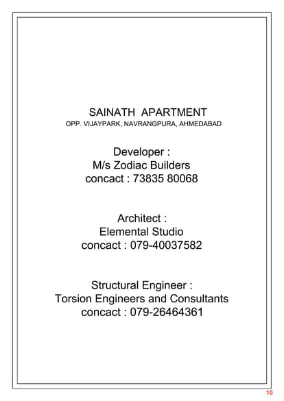 Sainath Apartment Brochure Image 10