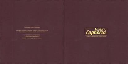 Aarya Euphoria Brochure Image 1