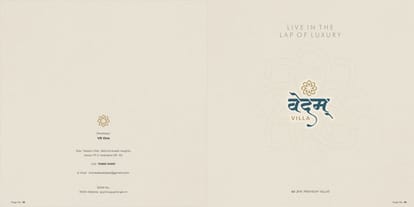 Vedam Villa Brochure Image 1