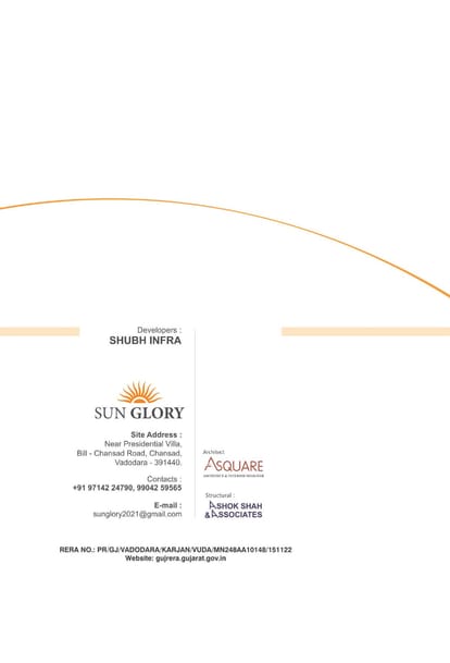 Shubh Sun Glory Brochure Image 12
