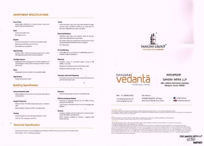 Sangini Vedanta Brochure Image 10