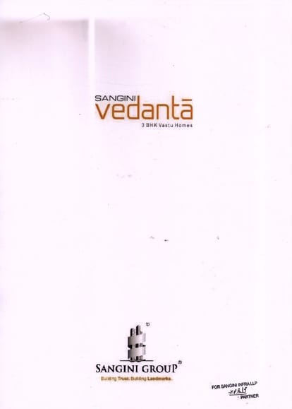 Sangini Vedanta Brochure Image 1