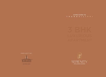 Kakadia Serenity Brochure Image 1