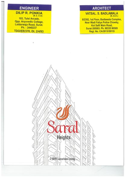 Saral Infra Heights Brochure Image 3