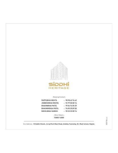 Siddhi Heritage Brochure Image 17