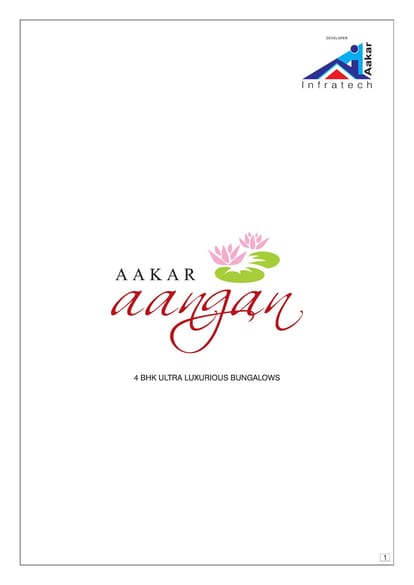 Aakar Aangan Brochure Image 1