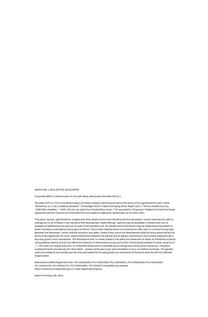 Lodha Codename Premier Brochure Image 55