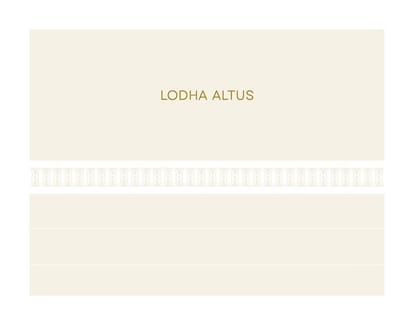 Lodha Altus Brochure Image 2